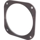 Karimás lemez ID 220 mm, 8 col, fekete-tömör, L 250 x W 250 mm MZ 0906