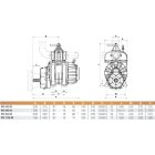 Vákuumszivattyú PN 106 M dupla kimenet Jurop