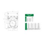 Tolólap 4 col, 2 x karima, hengerrel, kettős működésű MZ 0101/560