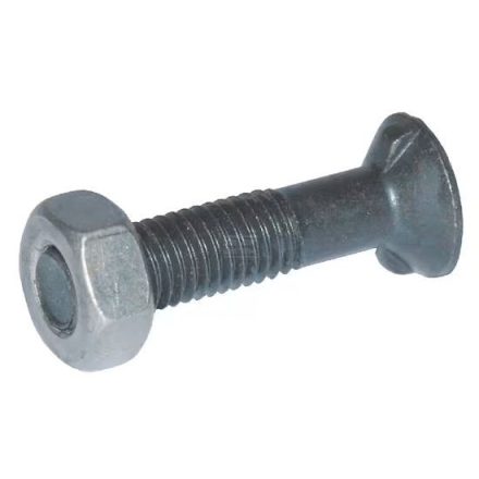 12351092N Ekecsavar anyával, M12x35, Két orros DIN 11014, 10.9