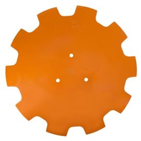 Csipkézett tárcsa domborított