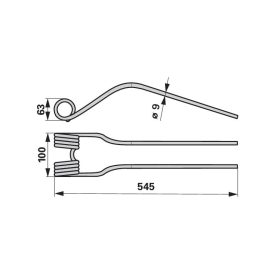 Kör gereblyefog Világos elefántcsont Krone 269042.0