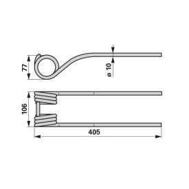 Kerek szénakasza Kverneland A131393586
