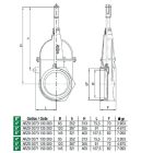 Dugattyúcsúszda 5 colos, 2 x IG, könnyű változat MZ 0070